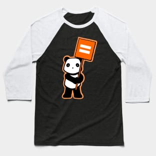 Politics Panda - Equality Sign Baseball T-Shirt